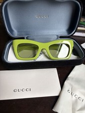 Gucci GG1773S 006 Green Cat Eye Sunglasses Brand New