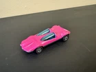 Vintage Hot Wheels Redline Hot Pink Swingin Wing 1970 White Interior #F15