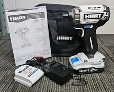 Hart Tools HPID25VN 20V Cordless Impact Driver + 2.0Ah Battery, Charger & Bag