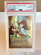 Disney Lorcana Daisy Duck Pirate Captain Enchanted Holo PSA 10 EN 211/204