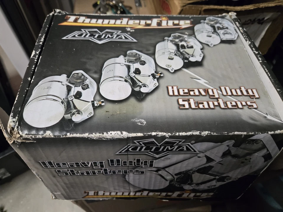 Ultima Chrome 2.4kw Side Post Thunderfire Starter for 1989-2006 Harley Big Twin - Image 2 of 4