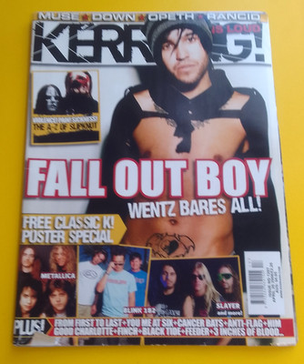 Kerrang!  No.1207 April 26 2008 - Fall Out Boy, Slipknot, Muse, Opeth, Rancid