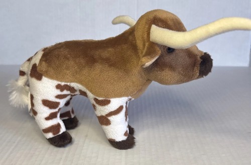 Zeb 7" Longhorn Steer Douglas coccola peluche peluche animale giocattolo mucca texas bull - Foto 5 di 8