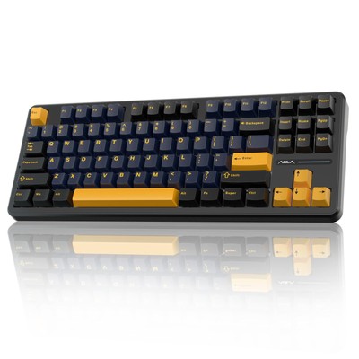 F87 Wireless Mechanical Keyboard, 75% TKL Custom Hot Swappable Gaming Keyboar...