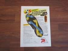 Original Vintage 1988 UK Football Advert - Patrick XS Raider Football Boots