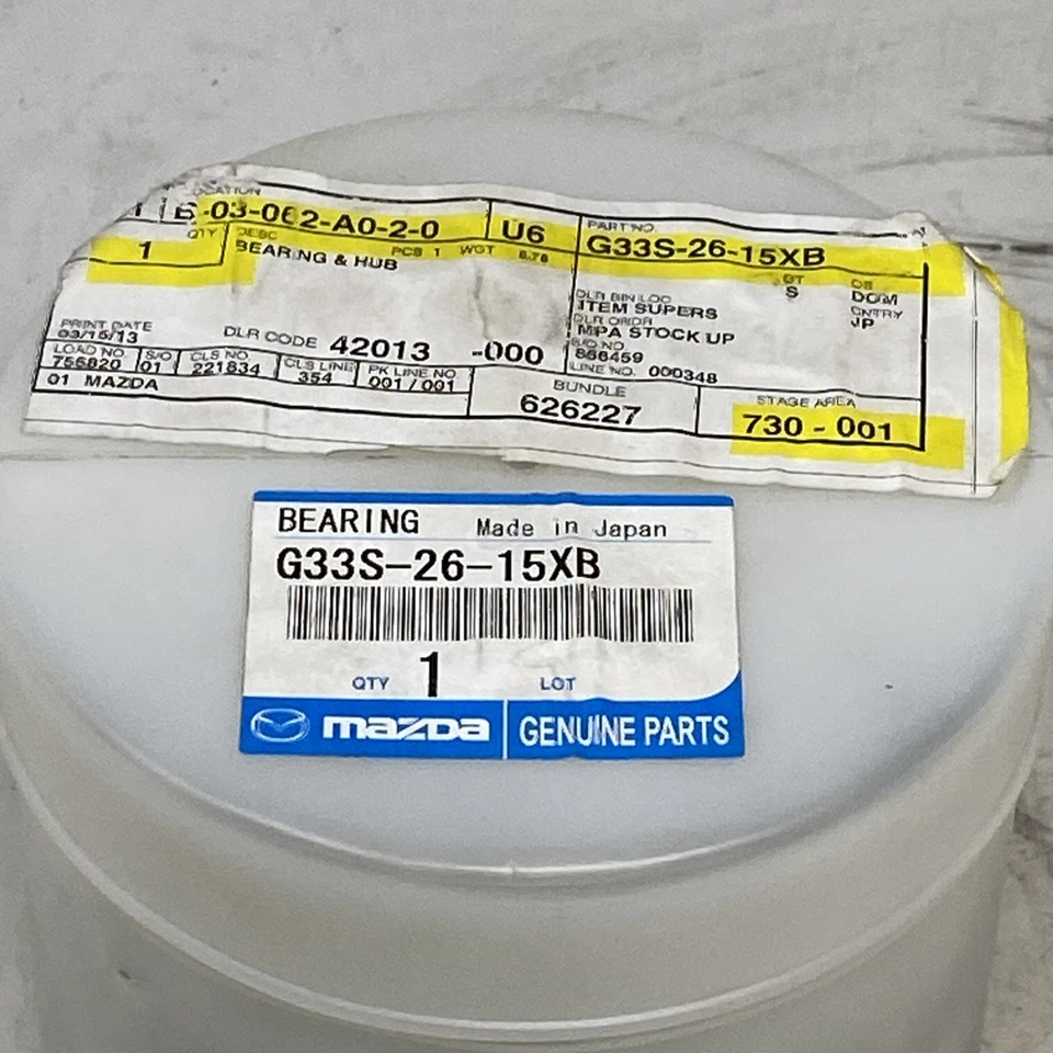 Genuine 2007-2012 Mazda CX-7 Rear Wheel Bearing and Hub Assembly G33S-26-15XB - Image 2 of 4