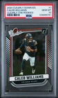 Graded 2024 Panini Clearly Donruss Caleb Williams #1 Clearly The Rookies Rookie