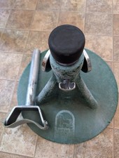 USED STANDARD HOOFJACK® 18 DIA BASE, CRADLE W/NEW STRAP, POST W/ RUBBER BUMPER USED STANDARD HOOFJACK® 18 DIA BASE, CRADLE W/NEW STRAP, POST W/ RUBBER BUMPER - Image 1