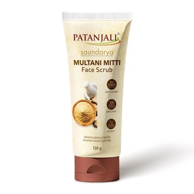 Patanjali Beauty Multani Mitti Face Scrub - 100gm (Free Shipping)
