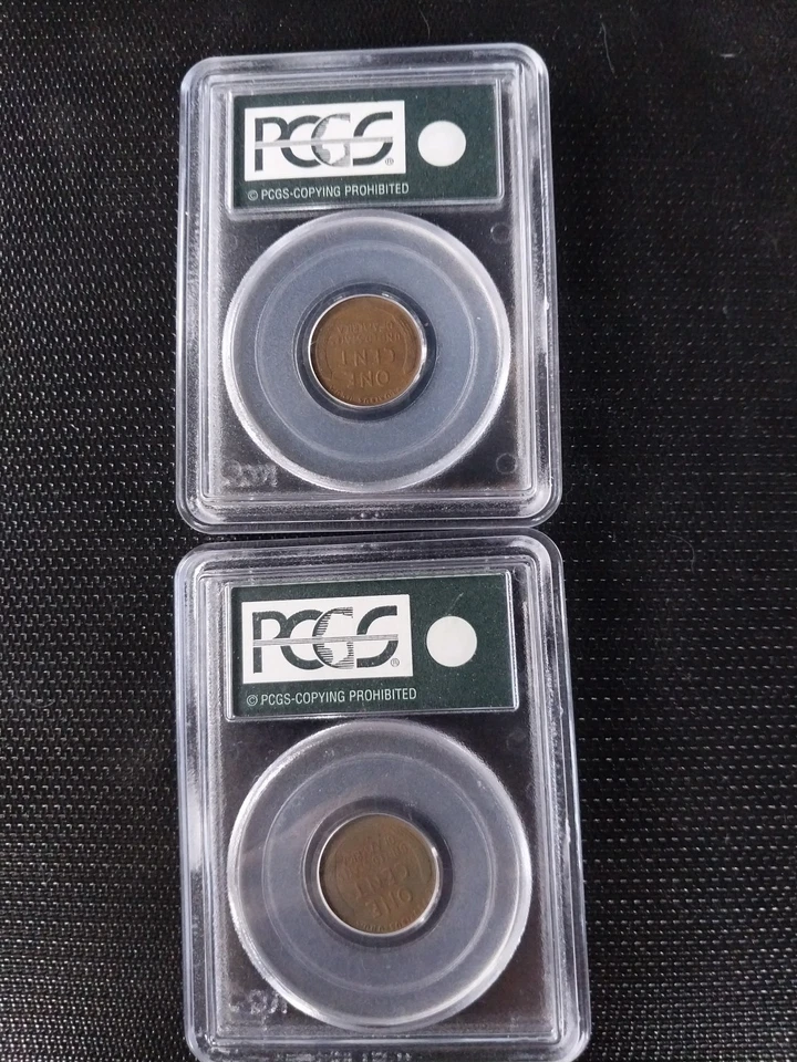 1923 &1926 Lincoln Wheat Pennies Old PCGS Holder - Image 2 of 4