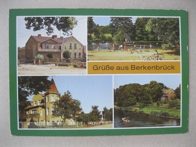Berkenbrück Kr. Fürstenwalde Holiday Home Gaselan Postcard Postcard