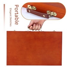 Holz Malkasten Künstler Werkzeug Aufbewahrungsbox Kunstbedarf Organizer