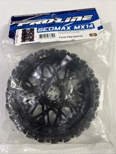 Pro-Line Racing Dunlop Geomax MX14 V2 Bead CR4 Rear Tire MTD Bullyspoke Black