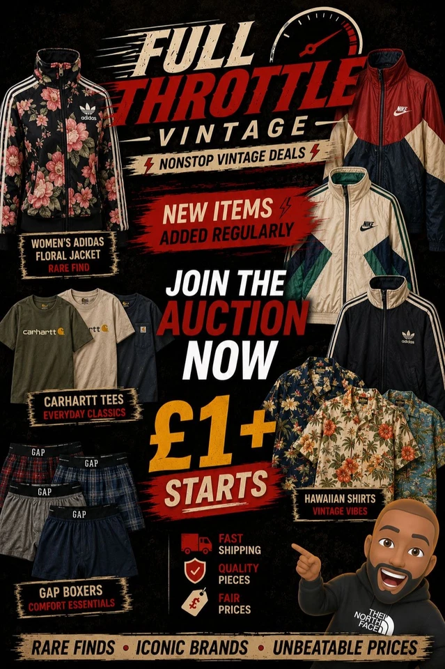 £1+ Live! S - 5XL | Nike | Adidas | Carhartt | Zara | Mens/Womens