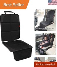 Car Seat Protector with Thick Padding Mesh Pockets - Ideal for Kids and Pets