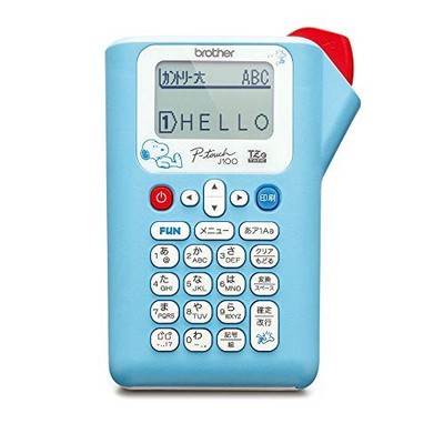Peanuts Snoopy Design Label Writer P-touch PT-J100 SNL  Brother  Japan New