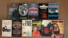 paperbacks from hell vintage horror lot Lovecraft Masterton King Swarm tie in
