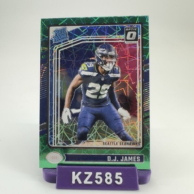2024 Panini Donruss Optic D.J. James RC Rookie Green Velocity #222 Seahawks