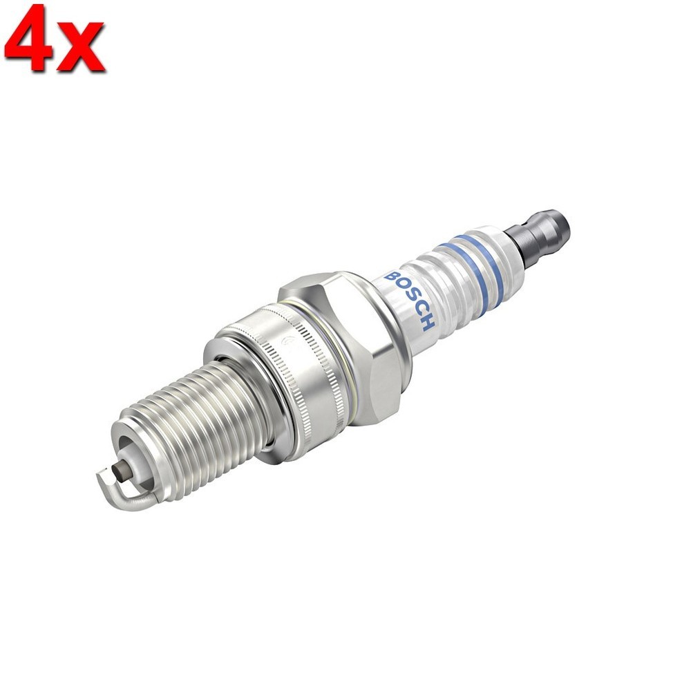 BOSCH 4x Spark Plugs For ALFA ROMEO AUDI AUSTIN AUTOBIANCHI BMW 59-19 0242235909