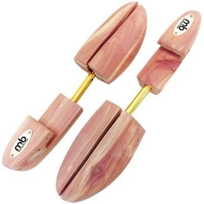 Moneysworth and Best Men's Cedar Shoe Tree with Hook Heel (1 Pair)
