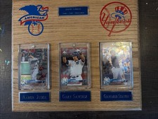 2018 New York Yankees Judge-Jury-Executioner Handmade Plaque.