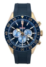 Festina Ceramic Chronograph Blue Dial Quartz 100M Men's Watch F20516-1
