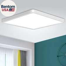 12 Inch LED Ceiling Light Fixture Flush Mount, 24W, 5000K Daylight White Ceiling