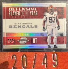 2017 Panini Contenders Optic Geno Atkins Defensive Player of the Year Red /49