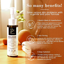 Dumie Magic Body Firming Oil Post Shower 100 Natural Fragrance Free 3.4 oz