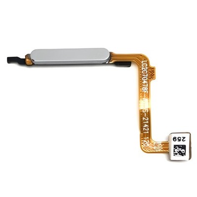 Compatible Button For Xiaomi Redmi 10 / 2022 Fingerprint Reader White Pebble