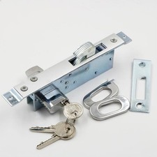Practical Door Hook Lock Sliding Door Lock Replacement Security Lock Silver