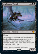 1x Near Mint, English Archon of Cruelty - Modern Horizons 2