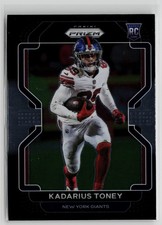Kadarius Toney Rookie - 2021 Panini Chronicles Prizm Black #PB-11 NY Giants