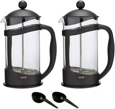 2 x Three Cup Cafetiere with Coffee Scoop
