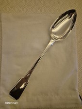 Antique William Bateman I Sterling Silver Fiddle Basting/Serving Spoon-Lon 1820