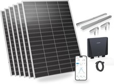 Balkonkraftwerk 1200W Komplettset mit Halterung N-Typ Solar WIFI …