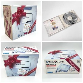 SEGA Saturn Console Christmas Nights Winter Limited HST-3220 Used