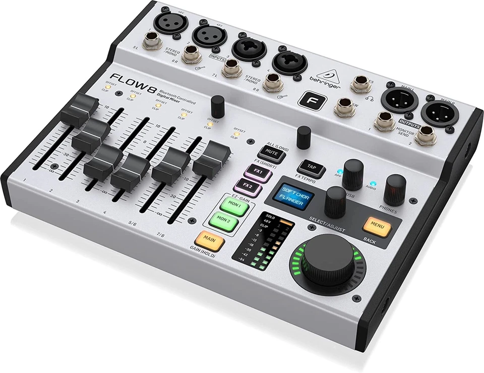 Behringer FLOW 8 8-Input Digital Mixer with Bluetooth From JAPAN - Bild 2 von 4