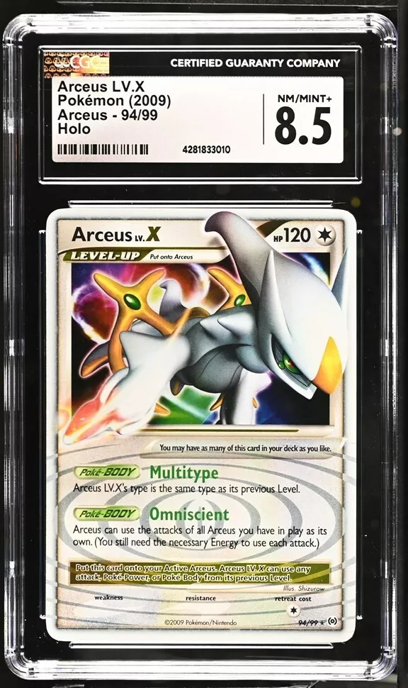 Arceus LV.X - Platinum Arceus Pokémon card 94/99