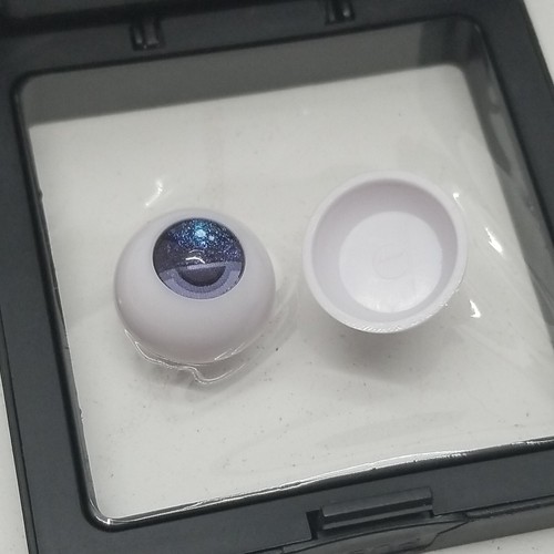 1/3 Bjd Augen 18 mm Leder Iris 10 mm blau glänzend Kunststoff Puppenaugen - Bild 4 von 5