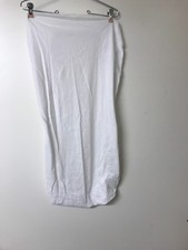 AMERICAN BABY COMPANY 2 Piece 100 Natural Cotton Jersey Knit WHITE