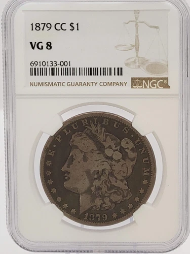 1879 CC $1 Morgan, NGC VG 8