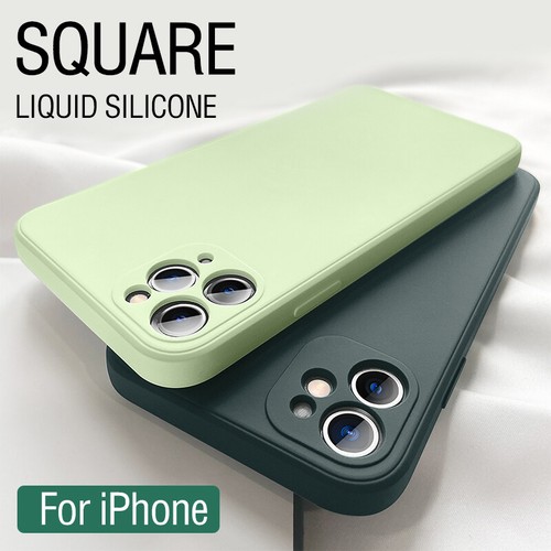 Do iPhone 14 13 12 Pro Max 11 XS XR X 8 7 Plus Cubic Liquid Silicone Case Cover - Zdjęcie 5 z 26