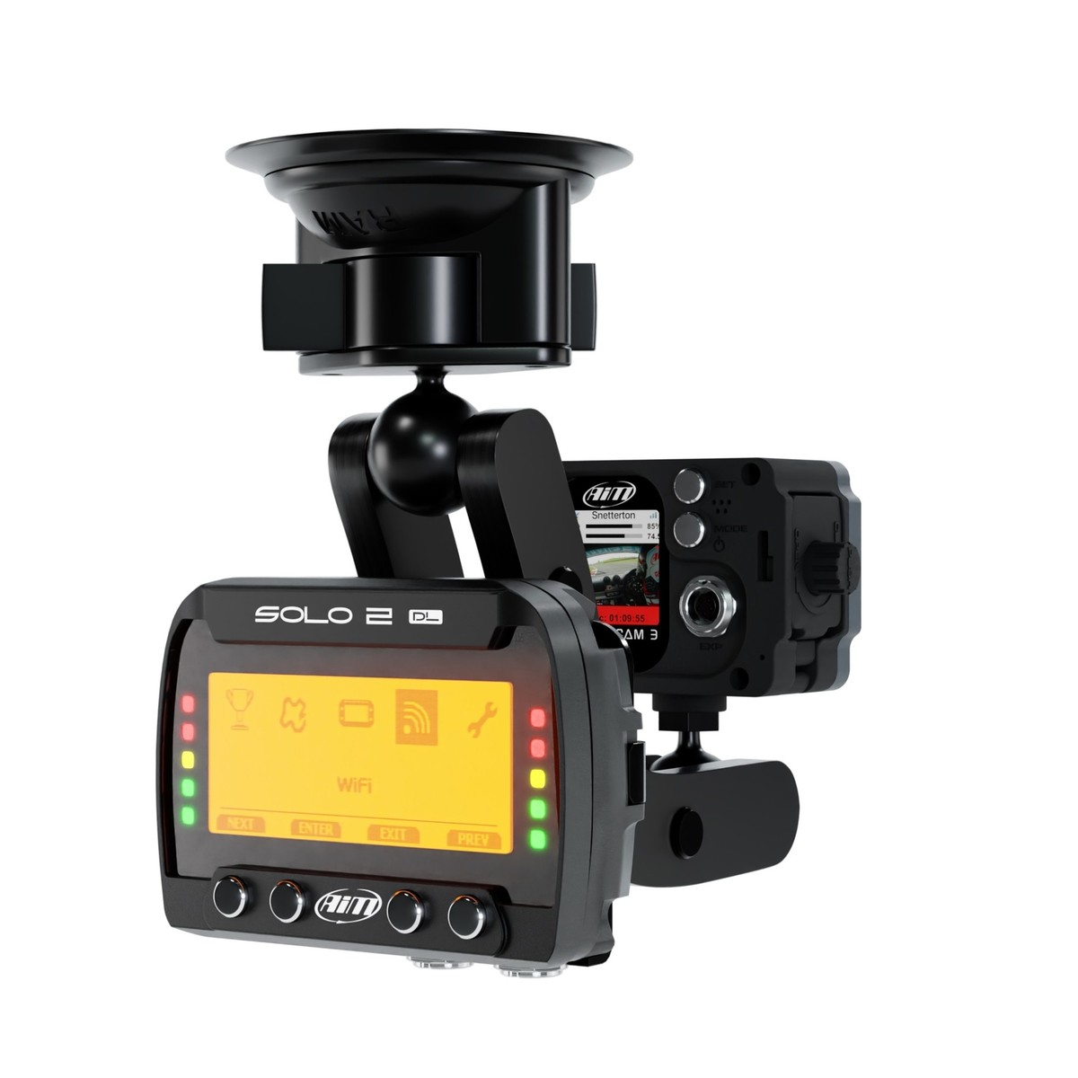 AiM Track Day Kit Solo2 DL Data Logger SmartyCam Sport