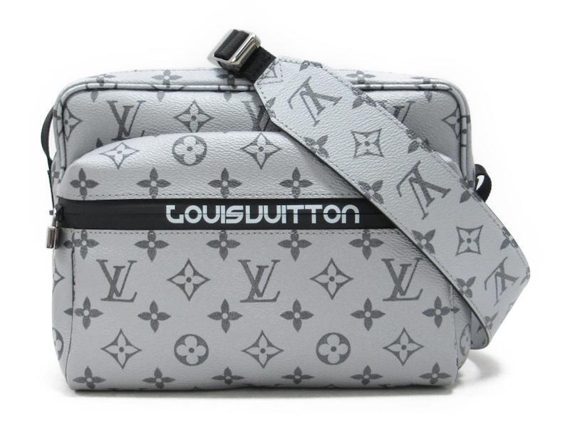 Louis Vuitton Messenger PM Shoulder Bag Crossbody Monogram Silver M43859  receipt