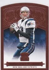 TOM BRADY 2015 Crown Royale DIE-CUT FOOTBALL CARD New England Patriot $$ TB BUCS