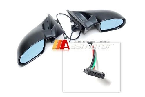 M3 Style Electric Heating Side Mirrors Set fits 99-03 BMW E46 3-Series Coupe RHD