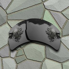 Black Titanium Polarized Lenses Replacement for-Oakley Flak 2.0 Asian Fit OO9271