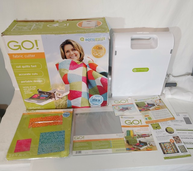 55100 AccuQuilt Go Fabric Cutter Quilt Making System for sale online