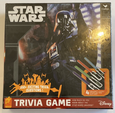 Disney Cardinal Star Wars Trivia Game Complete Ages 8+ NEW SEALED